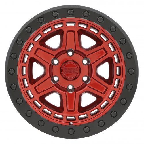 Black Rhino Reno Candy Red W/ Black Ring & Bolts 17x8.5 (-30) 6x139.7 - Image 3