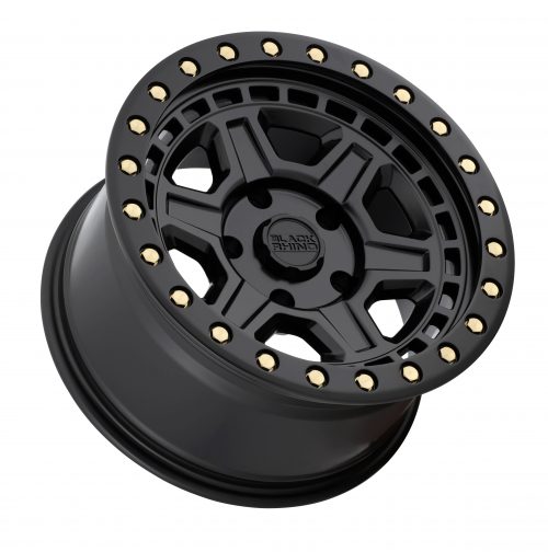 Black Rhino Reno Matte Black W/ Brass Bolts 17x9 (+0) 5x139.7 - Image 2