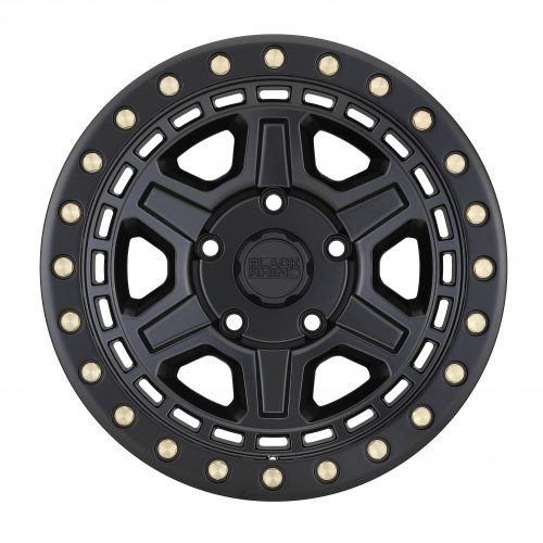 Black Rhino Reno Matte Black W/ Brass Bolts 17x9 (+0) 5x139.7 - Image 3