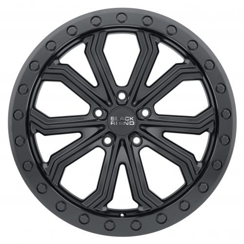 Black Rhino Trabuco Matte Black 17x8 (+25) 5x120 - Image 3