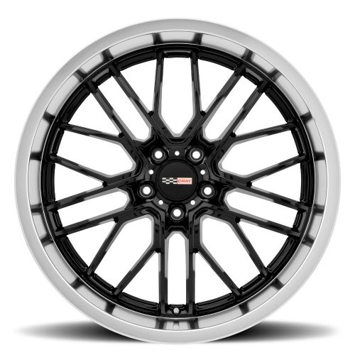 Cray Eagle Gloss Black W/ Mirror Cut Lip 20x12.5 (+47) 5x120.65 - Image 3