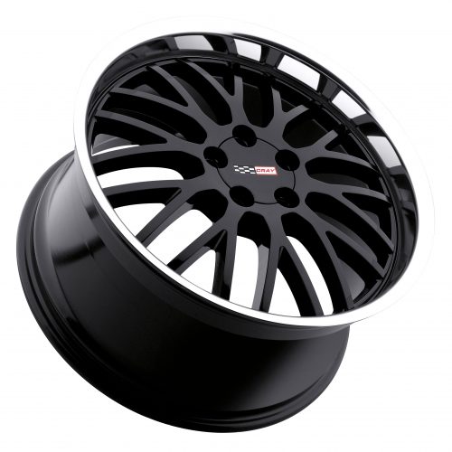 Cray Manta Gloss Black W/ Mirror Cut Lip 20x10.5 (+65) 5x120.65 - Image 2