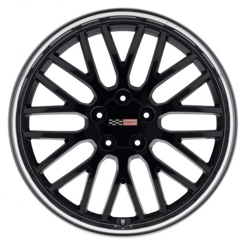 Cray Manta Gloss Black W/ Mirror Cut Lip 20x10.5 (+65) 5x120.65 - Image 3