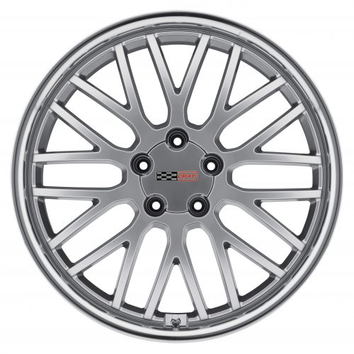 Cray Manta Hyper Silver W/ Mirror Cut Lip 20x10.5 (+65) 5x120.65 - Image 3