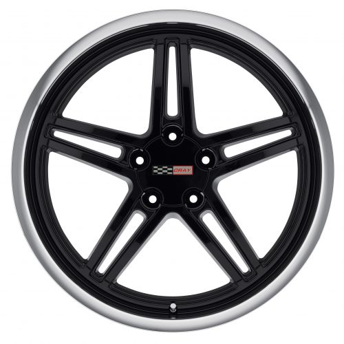 Cray Scorpion Gloss Black W/ Mirror Cut Lip 18x9 (+50) 5x120.65 - Image 3