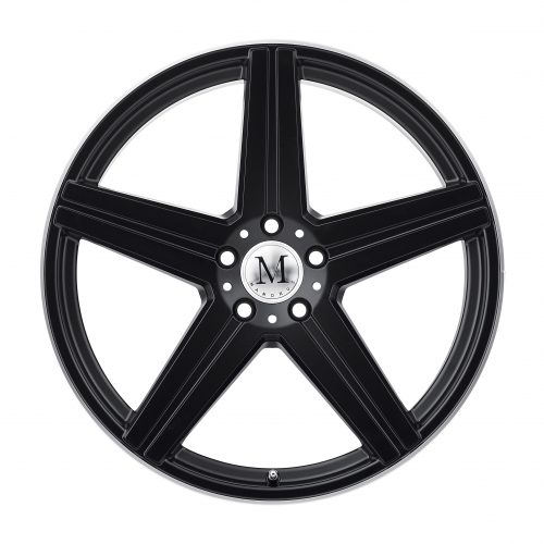 Mandrus Estrella Matte Black W/ Machined Lip 20x10 (+40) 5x112 - Image 3