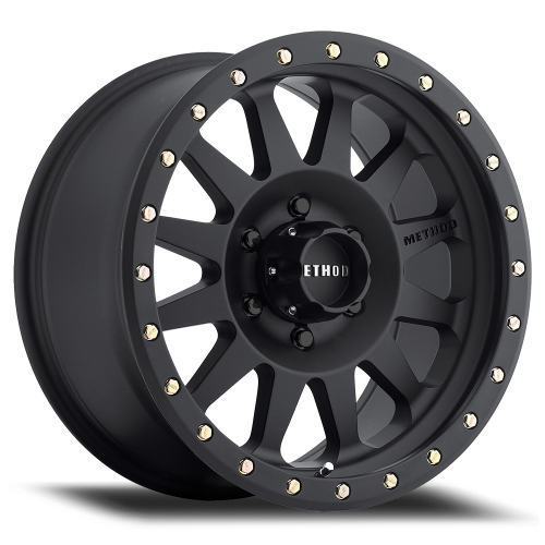 Method Race Wheels 304 Matte Black 17x8 (+0) 5x139.7