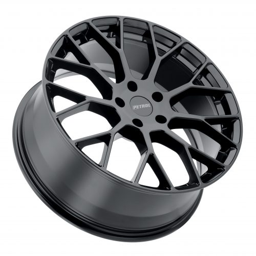 Petrol  P2B  Gloss Black  16x7  (+40)  4x114.3 - Image 2