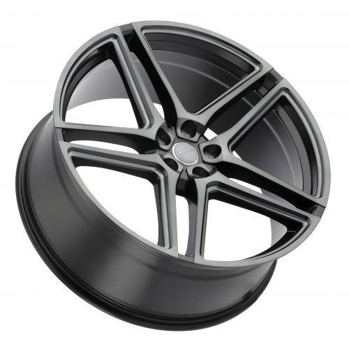 Redbourne Crown Matte Black W/ Machined Face & Milled Spoke 22x10 (+35) 5x120 - Image 2