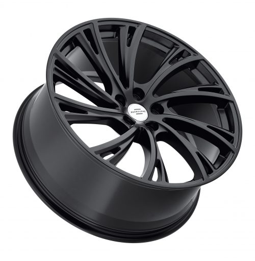 Redbourne Noble Double Black - Matte Black W/ Gloss Black Face 22x10 (+37) 5x120 - Image 2