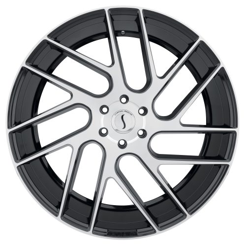 Status Juggernaut Gloss Black W/ Machined Face 22x9.5 (+35) 5x112 - Image 3