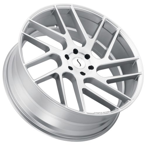 Status Juggernaut Silver W/ Brushed Machined Face 20x9 (+20) 5x139.7 - Image 2