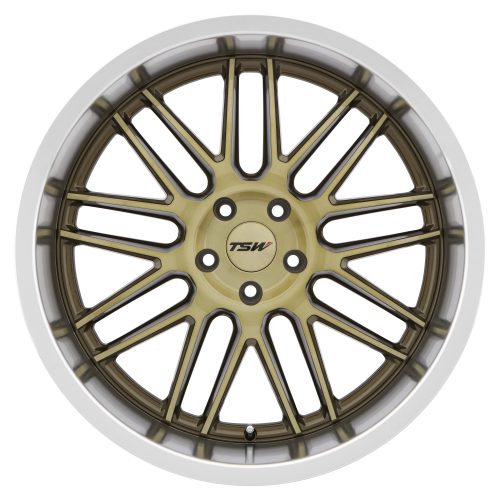 Tsw Avalon Bronze W/  Brushed Bronze Face & Machined Lip 20x10 (+25) 5x114.3 - Image 3