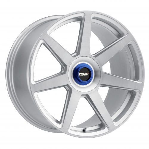 Tsw Evo-t Silver W/ Brushed Face 20x10.5 (+42) 5x120