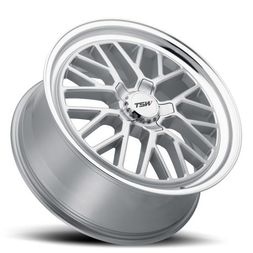 Tsw Hockenheim S Silver W/ Mirror Cut Lip 18x9.5 (+20) 5x114.3 - Image 2