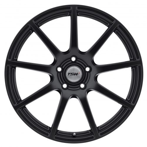 Tsw Interlagos Matte Black 17x8 (+45) 5x112 - Image 3