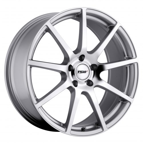 Tsw Interlagos Silver W/ Mirror Cut Face 18x9 (+63) 5x114.3