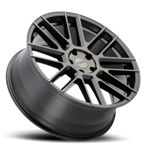 Tsw Mosport Matte Black W/ Machine Face & Dark Tint 20x8.5 (+20) 5x114.3 - Image 2