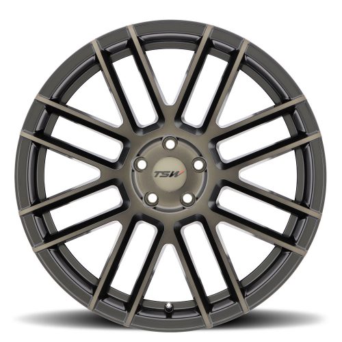 Tsw Mosport Matte Black W/ Machine Face & Dark Tint 20x8.5 (+20) 5x114.3 - Image 3