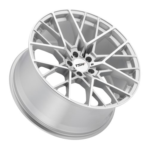 Tsw Sebring Silver W/  Mirror Cut Face 17x8 (+35) 5x100 - Image 2