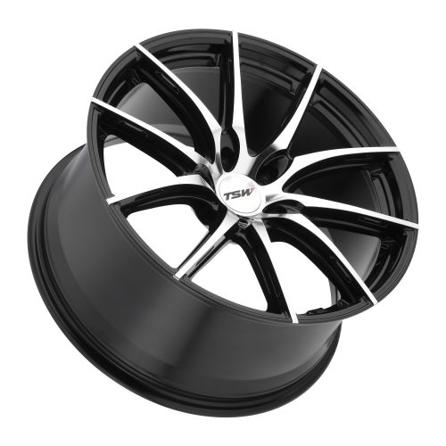 Tsw Sprint Gloss Black W/ Mirror Cut Face 19x8.5 (+40) 5x108 - Image 2