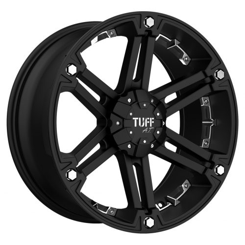 Tuff T01 Silver W/ Brushed Silver Face 17x8 (+20) 5x120/5x127