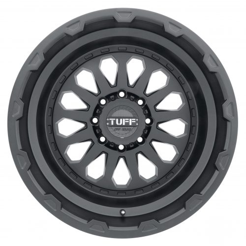 Tuff T3a Matte Black 20x10 (+5) 8x165.1 - Image 3