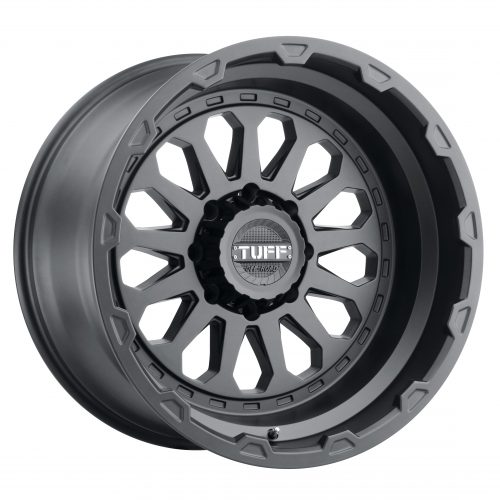 Tuff T3a Matte Black 20x10 (+5) 8x165.1