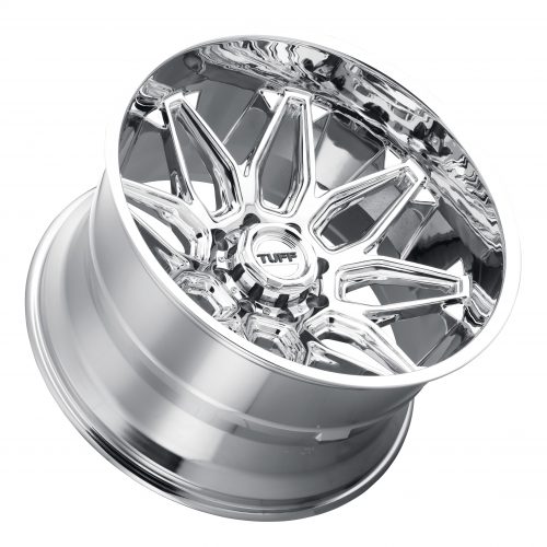 Tuff T3b Chrome 26x14 (-72) 6x139.7 - Image 2