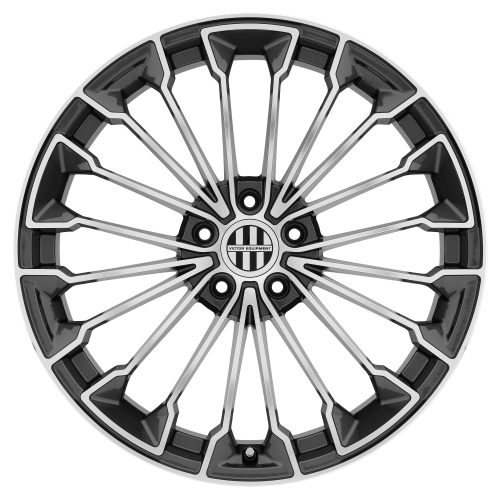 Victor Equipment Wurttemburg Gunmetal W/ Mirror Cut Face 18x10.5 (+55) 5x130 - Image 3