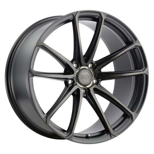 Xo Madrid Matte Black W/ Milled Spoke & Brushed Tinted Face 20x11 (+20) 5x114.3