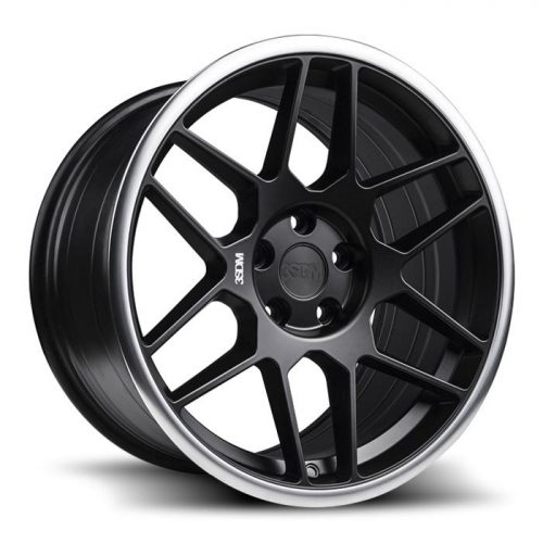 3SDM  0.09  Matte Black with Polished Lip  18x8.5  (+42)  5x112