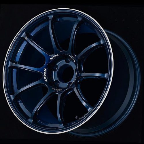 Advan  Racing RZ-F2  Racing Titanium Blue & Ring  18x9.5  (+45)  5x120