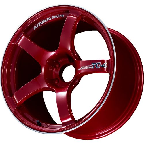 Advan  TC4  Candy Racing Red & Ring  18x8.5  (+45)  5x112