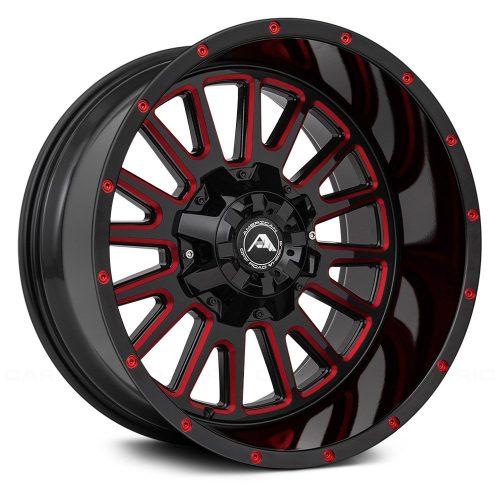 American Off-Road  A105  BMI-Red  20x10  (+-24)  6x135/6x139.7