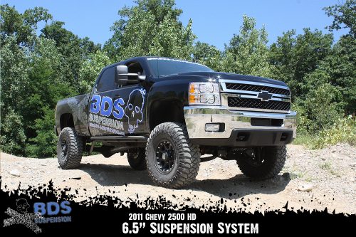 BDS 6.5" Lift Kit for a 2019 Chevrolet 2500 HD 4WD with 4" Block and Air Suspension Spacers - Image 4