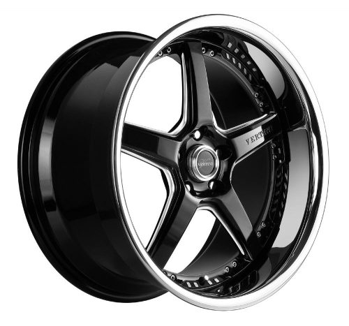 Vertini  Drift  Machine Black Chrome Lip  19x8.5  (+35)  5x120