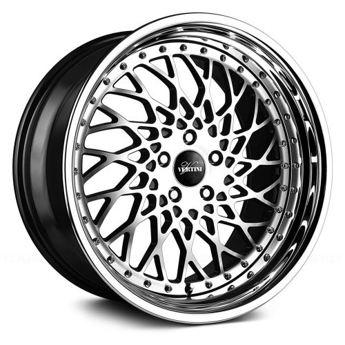 Vertini  Hellfire  Machine Black Chrome Lip  19x8.5  (+15)  BLANK