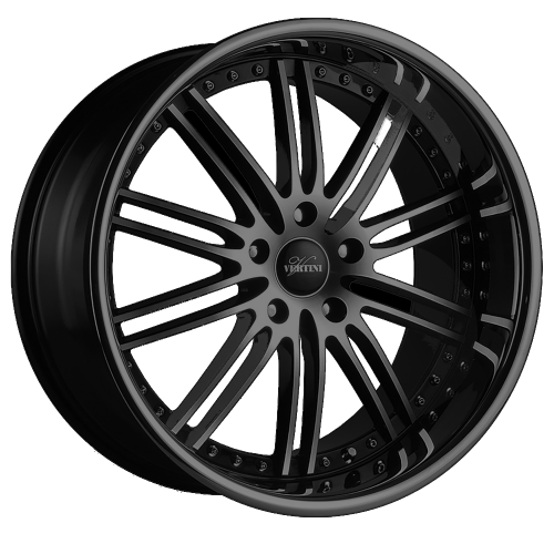 Vertini  Hennessey  Matte Black  22x10.5  (+25)  5x120