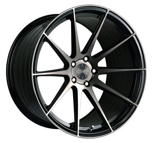 Vertini  RFS1.3  Gloss Black Tinted Face  22x9  (+15 - 45)  BLANK