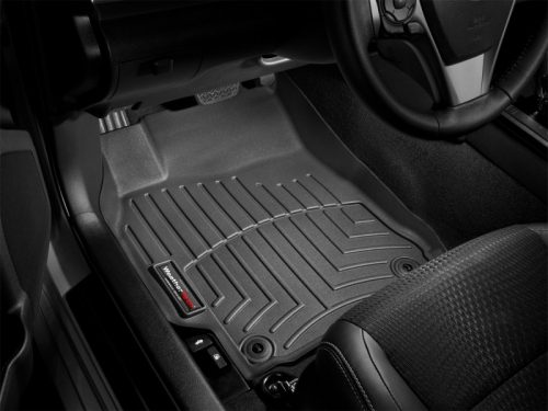 WeatherTech 15+ Ford F-150 SuperCab Front + Rear Floor Liner - Black - Image 2