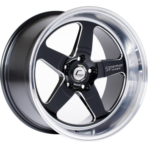 Cosmis  XT-005R  Black with Machined Lip  20x9.5  (+15)  6x139