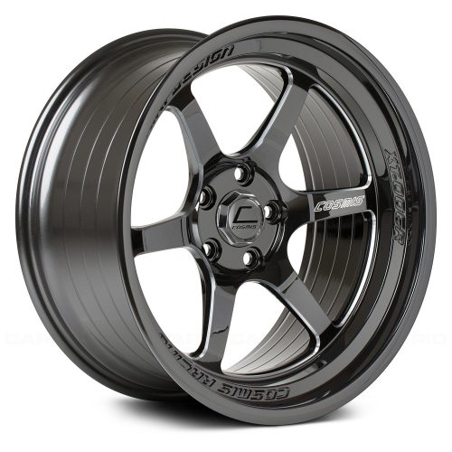 Cosmis  XT-006R  Black with Machined Spokes  18x9  (+30)  5x114.3