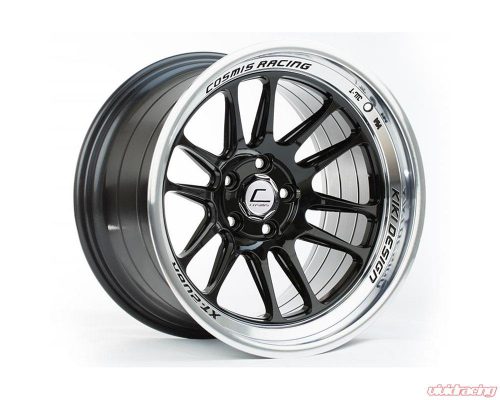 Cosmis  XT-206R  Black with Machined Lip  17x8  (+30)  5x114.3