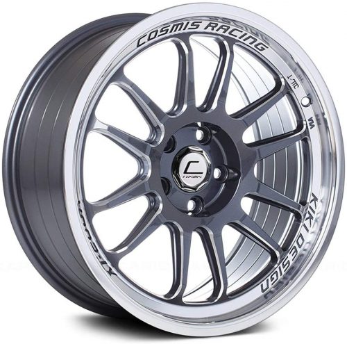 Cosmis  XT-206R  Gun Metal with Machined Lip  18x9.5  (+10)  5x114.3