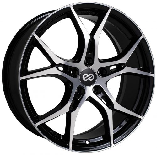 Enkei  Vulcan  Black Machined  17x7.5  (+45)  5x100