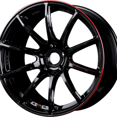 Gram Lights  57 Transcend Rev Limit  Black & Machined  19x9.5  (+ 37 )  5x120