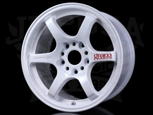 Gram Lights  57DR  Champion White  15x8.0  (+ 28 )  5x114.3