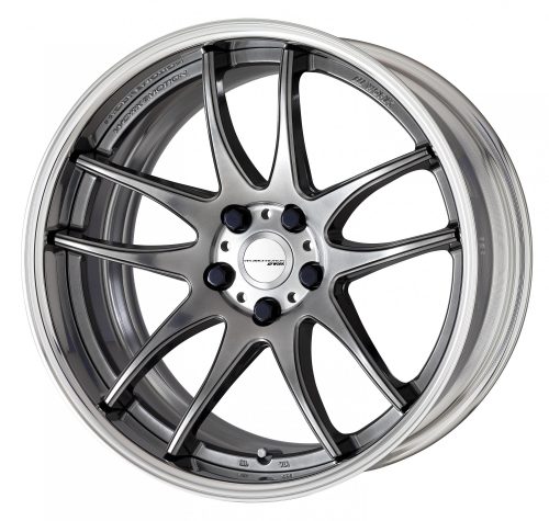 Work  CR 2P Reverse  Silver  18x12.5 Custom Offset & Bolt Pattern