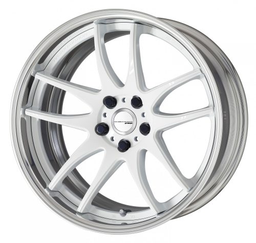 Work  CR 2P Reverse  White  18x11.5 Custom Offset & Bolt Pattern